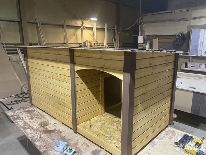 Будка для собаки утепленная