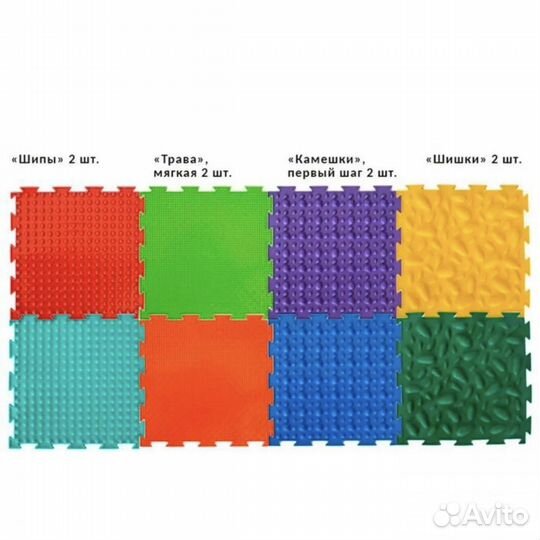 Модульный массажный орто коврик для детей