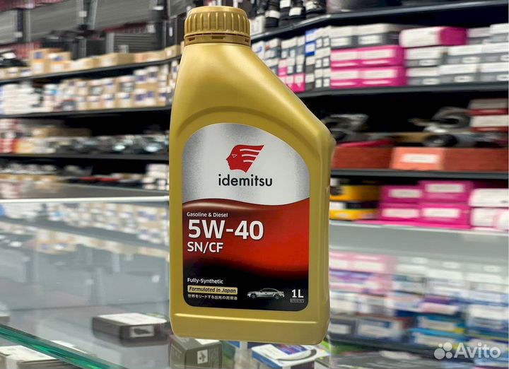 Масло моторное idemitsu 5W-40 Fully-Synthetic SN/C