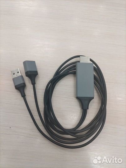 Кабель hdmi на USB (папа-мама)