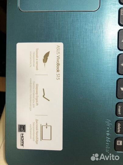 Ноутбук asus Vivo s15