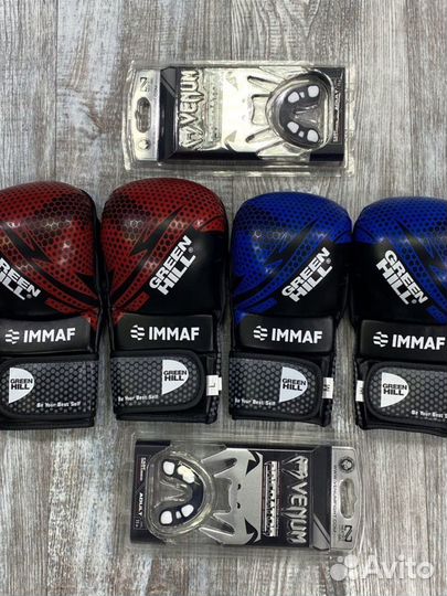 Перчатки Green Hill для мма крабы