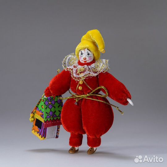 Кукла эксклюзивная ручная работа клоун