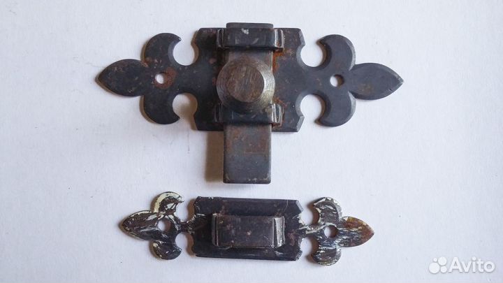 Защелка на дверь СССР задвижка с декором