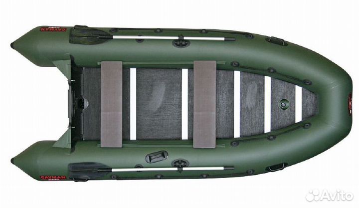 Лодка пвх Кайман N-360 оливковый зеленый