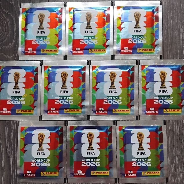 10 пакетиков panini World Cup 2026