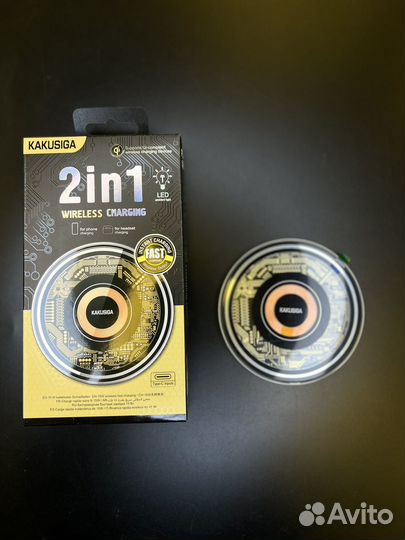 Беспроводная зарядка 2 в 1