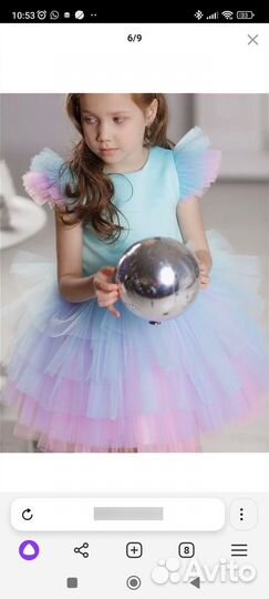 Платье для девочки 104