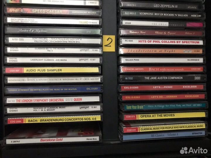 Коллекция лицензионных компакт дисков из США