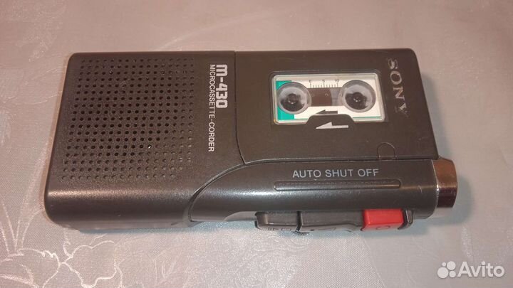 Диктофон sony m-430 microcassette-corder