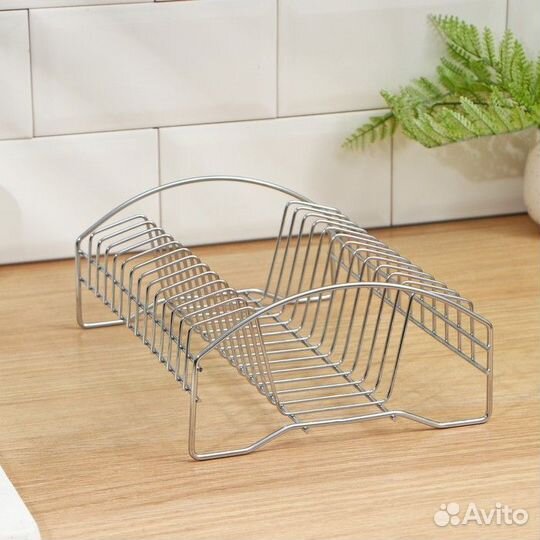 Сушилка для посуды Доляна, 28,52010 см, цвет хром