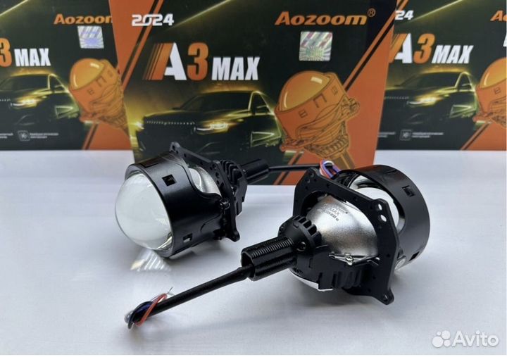 BI-LED Светодиодные линзы aozoom A3 MAX 3.0