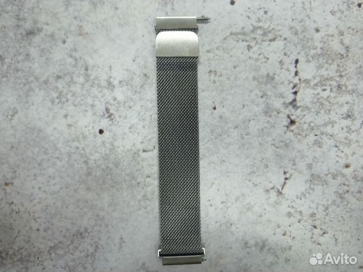 Ремешок миланский металлический 20мм (Silver)