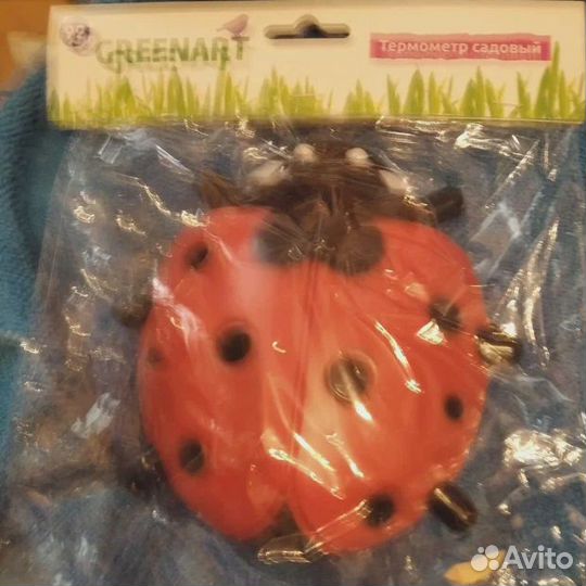Уличный термометр божья коровка