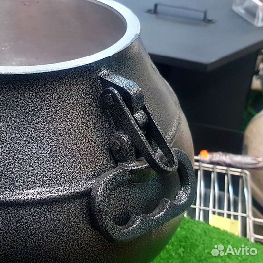 Афганский казан 15л,чёрный