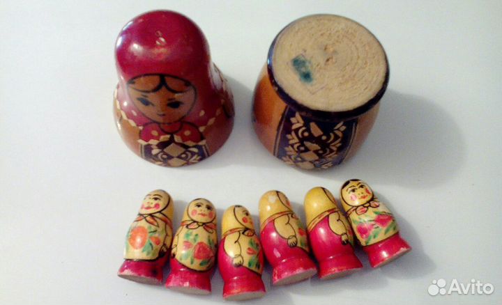 Матрешки -1 большая и 6 маленьких/ссср