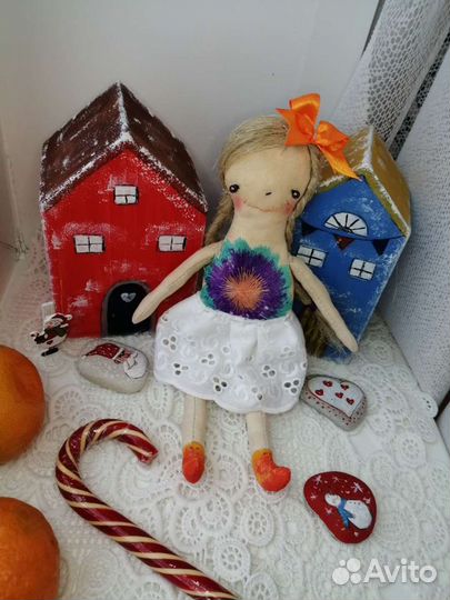 Тряпичные куклы, кофейные, чердачные, ручной работ