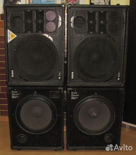 Колонки Сабвуферы 2160W Pro 4шт Frank Audio C-Mark