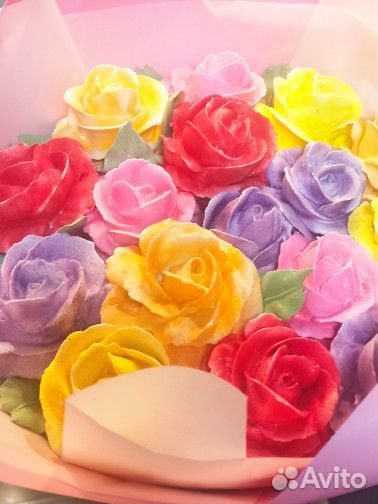 Букеты из зефира