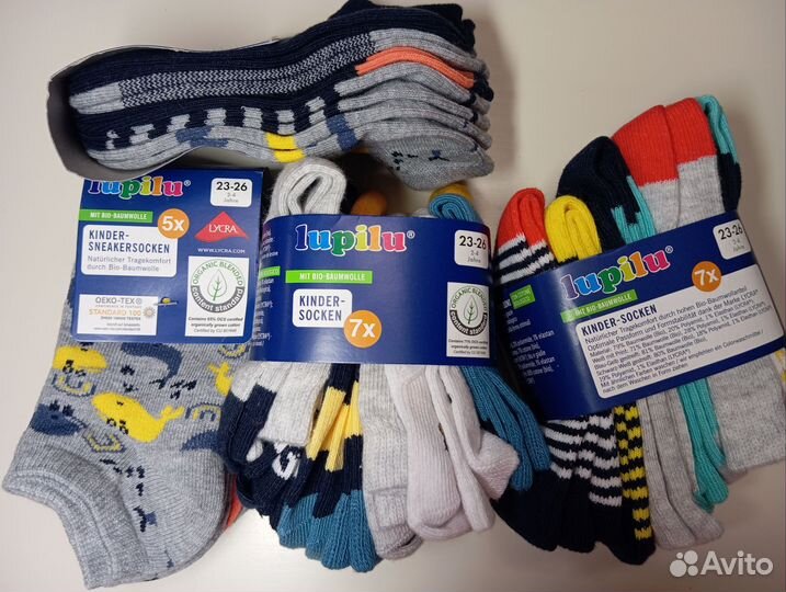 Носки детские размеры разные