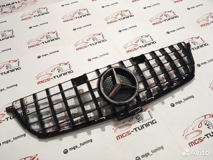 Решетка на Mercedes ML w166 GT Chrome звезда