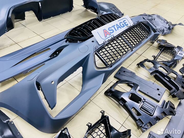 Обвес для BMW F22 в стиле М2 F87 в сборе широкий