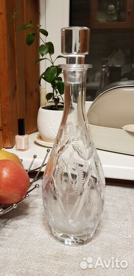 Штофы и графины СССР хрусталь