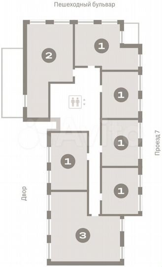 2-к. квартира, 97,8 м², 9/9 эт.