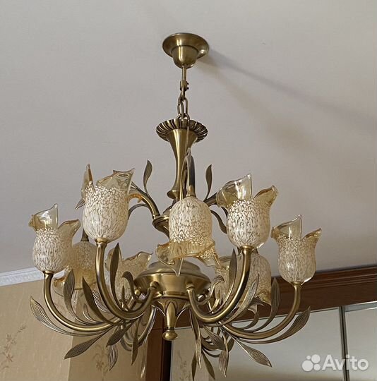 Люстра муранское стекло Италия