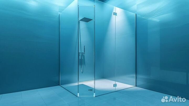 Стеклянное ограждение для ванны