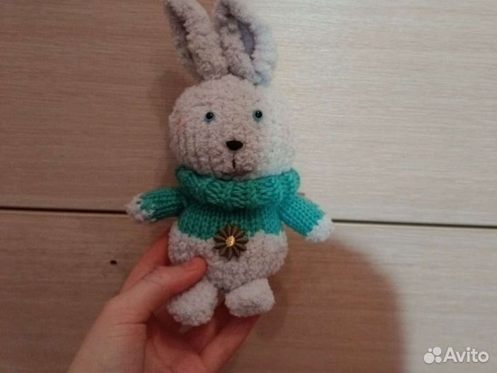 Вязаные мишки, мышки, зайки