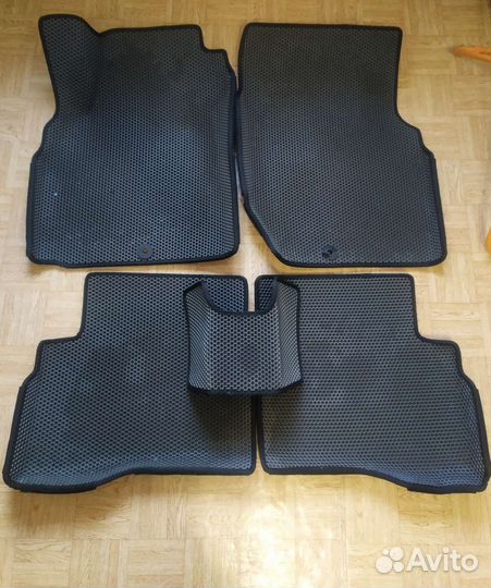 3d коврики eva с бортами на nissan Almera Classic