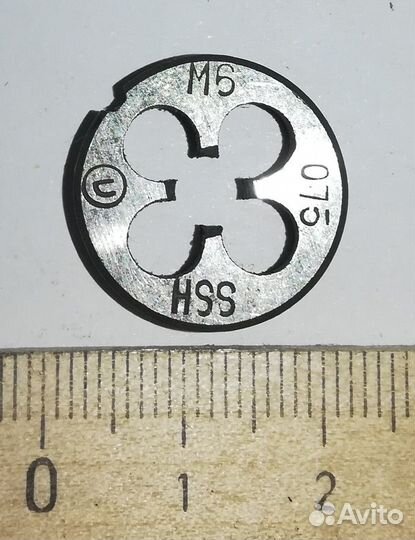 Плашка М 6 х 0,75 HSS