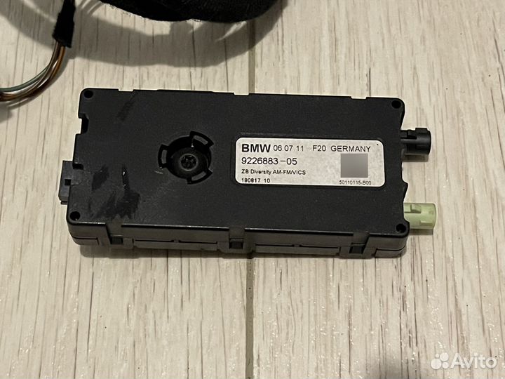 Проводка крышки багажника bmw f20, c блоком