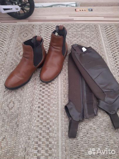 Ботинки, краги для конного спорта