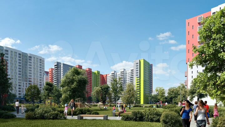 Своб. планировка, 34 м², 8/20 эт.