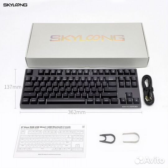 Игровая механическая проводная клавиатура новая