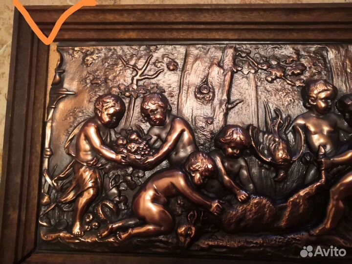 Барельеф панно. Гальванопластика