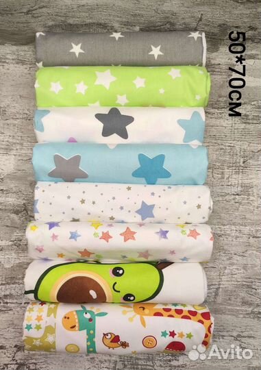 Многоразовая непромокаемая пелёнка двусторонняя