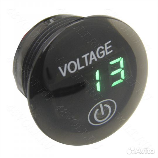 Встраиваемый вольтметр 12-24v