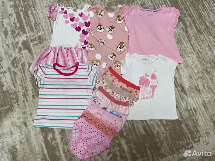 Вещи пакетом на девочку 92-98