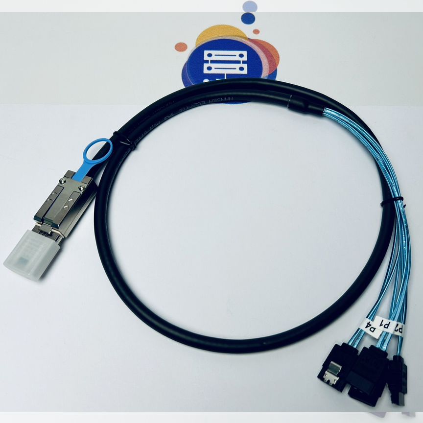 [SFF-8088] Кабель Mini Sas 4x Sata - 1м Sff-8088
