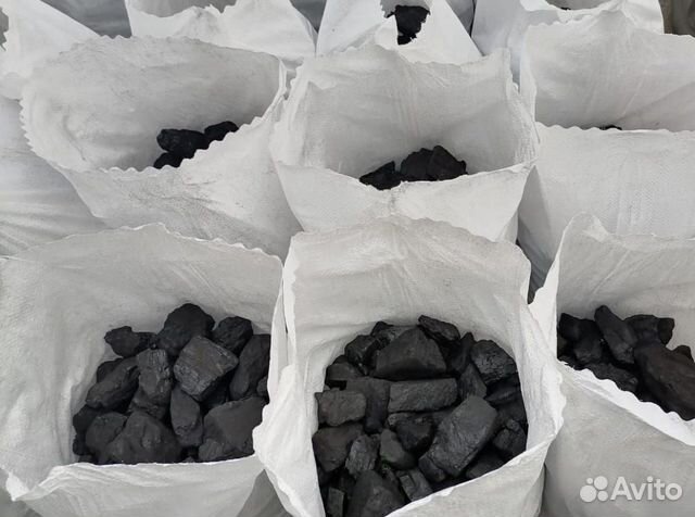 Уголь тарированный в мешки по 25 кг