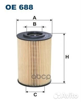 Фильтр масляный OE688 Filtron
