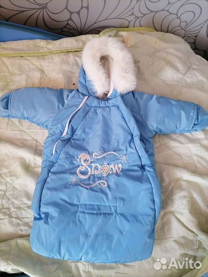 Детский конверт - комбенезон с рождения