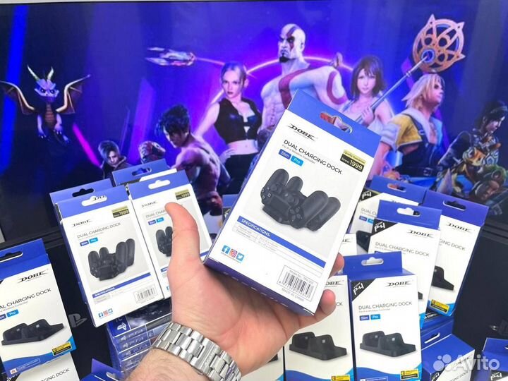 Зарядная станция для геймпадов ps4