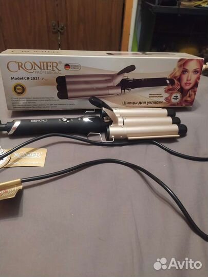 Плойка тройная для волос