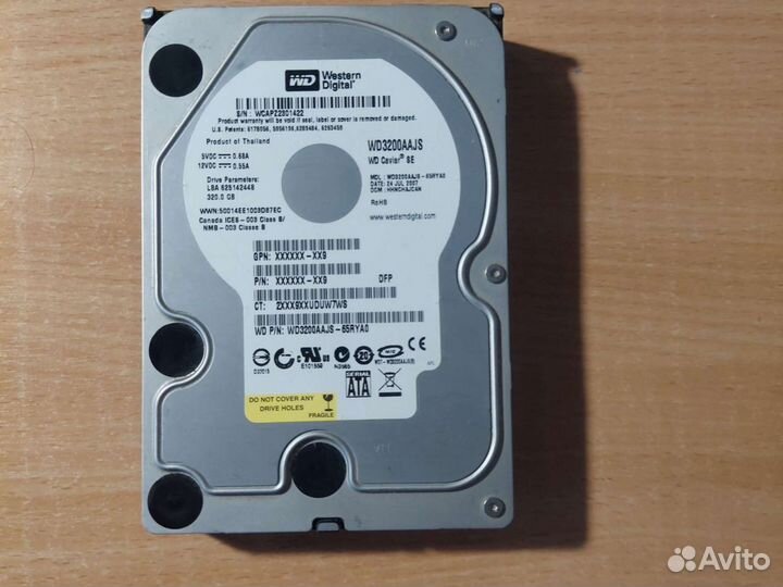 Жесткий диск WD 320 Gb