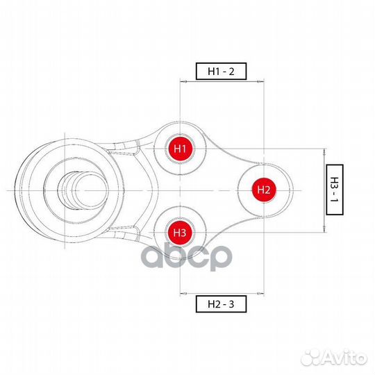 Шаровая опора mazda E2000/E2200/84-02/KIA besta 96