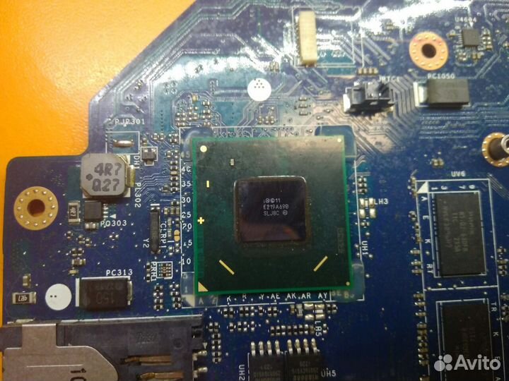 Б\У неисправная материнская плата la-8711p rev 1.0